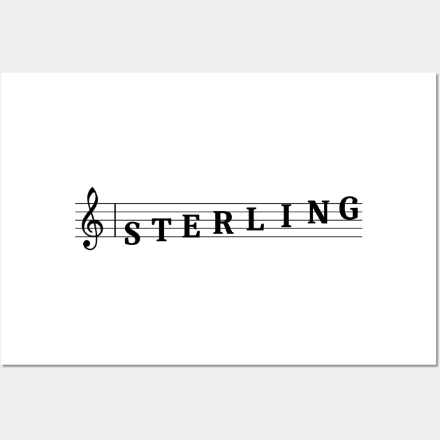 Name Sterling Wall Art by gulden